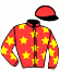 casaque portée par Nivard F. jockey du cheval de course GALAXIE DJALMATS (FR), information pmu ZETURF