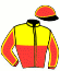 casaque portée par Saussaye V. jockey du cheval de course IPSILON (FR), information pmu ZETURF