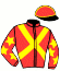 casaque portée par Anne F. jockey du cheval de course DIANE SOYER (FR), information pmu ZETURF