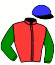 casaque portée par Gelormini L. jockey du cheval de course ILLUSTRISSIME (FR), information pmu ZETURF