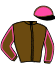 casaque portée par Dauverne D. jockey du cheval de course INES PRIMO (FR), information pmu ZETURF