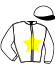 casaque portée par Marquet A. jockey du cheval de course HARLEY (FR), information pmu ZETURF