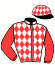 casaque portée par Corbineau Ch. jockey du cheval de course IBILI DE SALTA (FR), information pmu ZETURF
