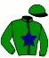 casaque portée par Criado M. jockey du cheval de course GUERRIERE DRY, information pmu ZETURF