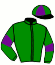 casaque portée par Desmigneux F. jockey du cheval de course INTIME COTERIE (FR), information pmu ZETURF