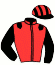 casaque portée par Gelormini G. jockey du cheval de course IMPERIALE DU MONT (FR), information pmu ZETURF