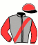casaque portée par Dabouis A. jockey du cheval de course GOELAND DE JANZE (FR), information pmu ZETURF