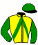 casaque portée par Megissier C. jockey du cheval de course HOULALA NONANTAIS (FR), information pmu ZETURF