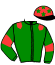 casaque portée par Martin G. jockey du cheval de course GEVREY D'AUTHISE, information pmu ZETURF