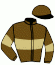 casaque portée par Gelormini G. jockey du cheval de course IDYLLE DU CADRAN, information pmu ZETURF