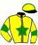 casaque portée par Saussaye V. jockey du cheval de course JIVAGO VICI, information pmu ZETURF