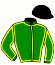 casaque portée par Andre A. jockey du cheval de course FAIRE VALOIR, information pmu ZETURF