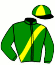casaque portée par Lancelin C. jockey du cheval de course JAGUAR D'OBRET, information pmu ZETURF