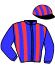 casaque portée par Le Beller T. jockey du cheval de course HIMBERLAND, information pmu ZETURF