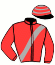 casaque portée par Petitjean K. jockey du cheval de course HARIBO DU SURF, information pmu ZETURF