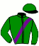 casaque portée par Rochard B. jockey du cheval de course JAZIRE DE GUEZ, information pmu ZETURF