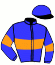 casaque portée par Nivard F. jockey du cheval de course STARO MOJITO, information pmu ZETURF