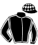 casaque portée par Lagadeuc F. jockey du cheval de course IN LOVE REGLISSE, information pmu ZETURF
