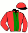 casaque portée par Raffin E. jockey du cheval de course ILLICO DE JAVIE, information pmu ZETURF