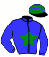 casaque portée par Balu L. jockey du cheval de course HINSERT MAHCATH, information pmu ZETURF