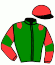 casaque portée par Rochard B. jockey du cheval de course IMPACT DU CAIEU, information pmu ZETURF