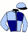 casaque portée par Lagadeuc F. jockey du cheval de course JURQUE DE SEINE, information pmu ZETURF