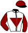 casaque portée par Chevillard B. jockey du cheval de course FARAON D'EP, information pmu ZETURF