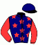 casaque portée par Dromigny T. jockey du cheval de course JOYEUSE D'OCCAGNES, information pmu ZETURF casaque portée par Dromigny T. jockey du cheval de course JOYEUSE D'OCCAGNES, information pmu ZETURF