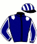 casaque portée par Saussaye V. jockey du cheval de course L'ODYSSEE MESLOISE, information pmu ZETURF