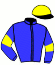 casaque portée par Le Bec Axe. jockey du cheval de course KAMBRIA JOSSELYN, information pmu ZETURF