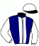 casaque portée par Lelievre J. B. jockey du cheval de course GOLD PEJI, information pmu ZETURF