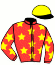 casaque portée par Mlle Sabin Ch. jockey du cheval de course FAKIR DE VILLODON, information pmu ZETURF