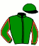 casaque portée par Perron N. jockey du cheval de course JALHIA DU HANOY, information pmu ZETURF