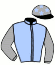 casaque portée par Lefranc Et. jockey du cheval de course KIRENE FLASH, information pmu ZETURF