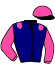 casaque portée par Croisic Mme Est. jockey du cheval de course JISSY DU CAP VERT, information pmu ZETURF