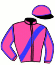 casaque portée par Lebourgeois Y. jockey du cheval de course LAREDO BAY, information pmu ZETURF