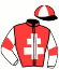 casaque portée par Barrois X. jockey du cheval de course JIMBO SPORT, information pmu ZETURF casaque portée par Barrois X. jockey du cheval de course JIMBO SPORT, information pmu ZETURF