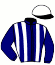 casaque portée par Perron N. jockey du cheval de course JOKER D'AMARO, information pmu ZETURF