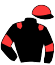 casaque portée par Lebourgeois Y. jockey du cheval de course IVORY DU CHERISAY, information pmu ZETURF