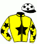 casaque portée par Voisin A. jockey du cheval de course KALMIE VICTORY, information pmu ZETURF
