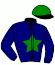 casaque portée par Ricart J. Y. jockey du cheval de course KASANGA, information pmu ZETURF