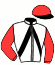 casaque portée par Collette A. jockey du cheval de course KYARA ARROW, information pmu ZETURF