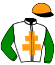 casaque portée par Lemaire Mlle C. E. jockey du cheval de course KEEP ON RUNNING, information pmu ZETURF