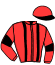 casaque portée par Marie B. jockey du cheval de course MILKA LIO, information pmu ZETURF