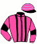 casaque portée par Mottier M. jockey du cheval de course GALOPIN DE MARTHE, information pmu ZETURF