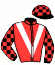 casaque portée par Baude S. jockey du cheval de course HOELA LESMELCHEN, information pmu ZETURF casaque portée par Baude S. jockey du cheval de course HOELA LESMELCHEN, information pmu ZETURF