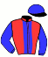 casaque portée par Dagnicourt Ch. jockey du cheval de course IZAAK DE NAPPES, information pmu ZETURF