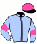 casaque portée par Bonne D. jockey du cheval de course ISCO DU MONCEL, information pmu ZETURF