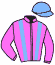 casaque portée par Voisin A. jockey du cheval de course LEGENDE DU CANET, information pmu ZETURF