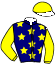 casaque portée par Gervais G. jockey du cheval de course KINOA DES ETANGS, information pmu ZETURF casaque portée par Gervais G. jockey du cheval de course KINOA DES ETANGS, information pmu ZETURF